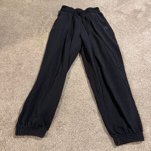 Adidas Women's Black and Navy Joggers-tracksuits